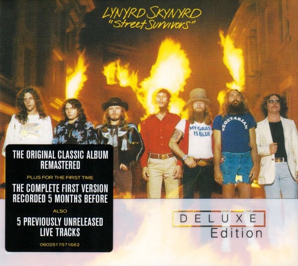 LYNYRD SKYNYRD – STREET SURVIVORS (1977) - 2CD REMASTERED 2008 REISSUE DELUXE EDITION DIGIPAK AMBALAJINDA SIFIR