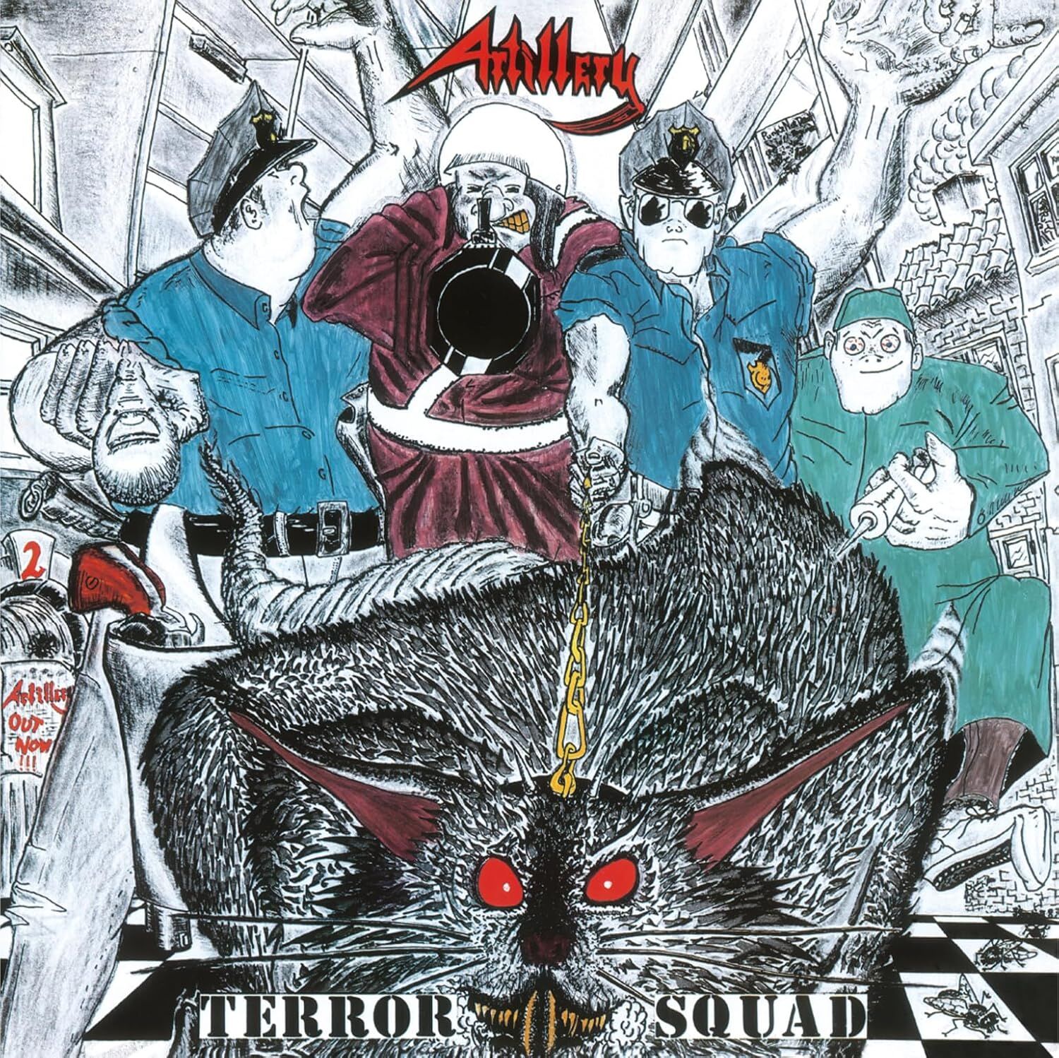 ARTILLERY - TERROR SQUAD (1987) - LP 180GR 2026 NUMBERED & TRANSLUCENT RED COLOURED LIMITED EDITION SIFIR PLAK