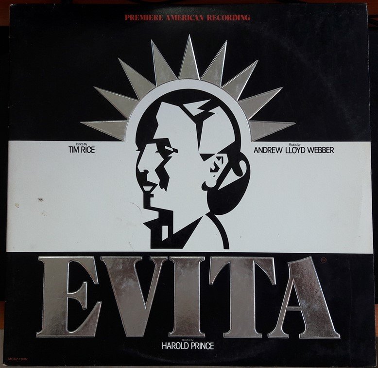 EVITA - PREMIERE AMERICAN RECORDING - ANDREW LLOYD WEBBER - 2.EL 2PLAK