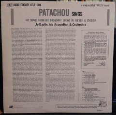 PATACHOU SINGS BROADWAY SHOWS - 2.EL PLAK