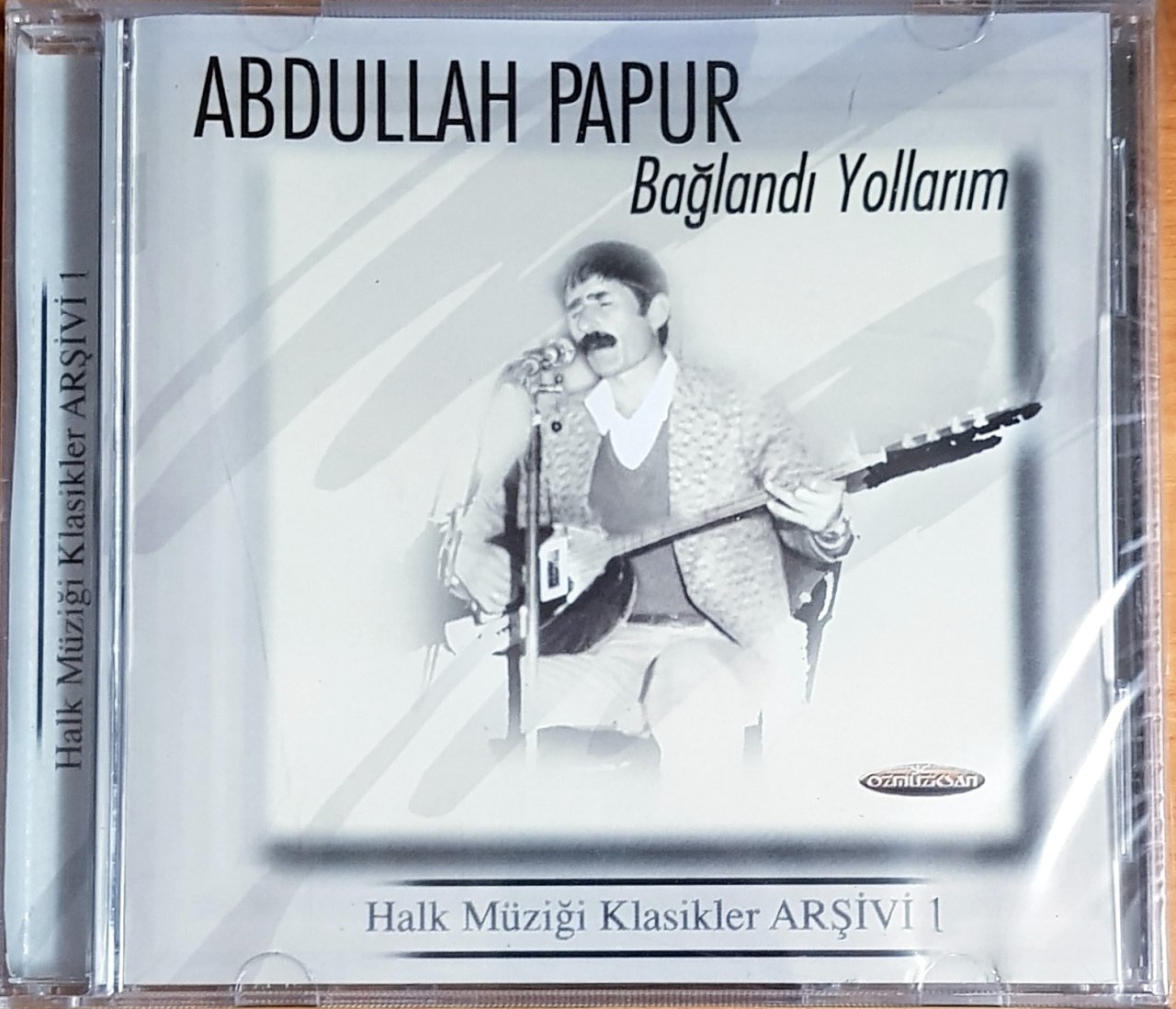 ABDULLAH PAPUR - BAĞLANDI YOLLARIM / HALK MÜZİĞİ KLASİKLERİ ARŞİVİ 1 (2003) ÖZMÜZİKSAN CD SIFIR