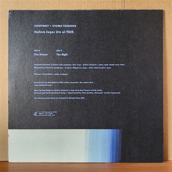KONSTRUKT & OTOMO YOSHIHIDE – EASTERN SAGA: LIVE AT TUSK (2020) - LP 180G 2.EL PLAK
