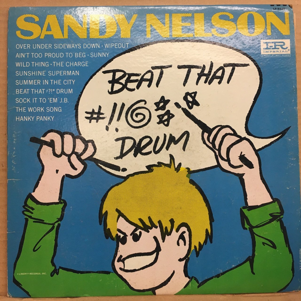 SANDY NELSON - BEAT THAT #!!@** DRUM 1966 2.EL PLAK