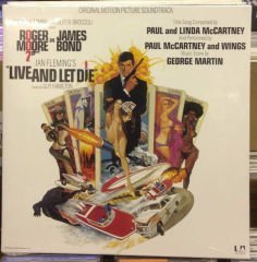 LIVE AND LET DIE SOUNDTRACK 007 JAMES BOND LP GATEFOLD SLEEVE SIFIR