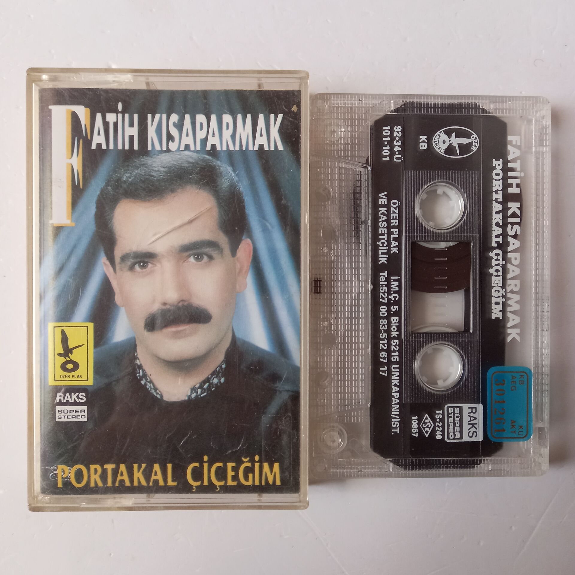 FATİH KISAPARMAK - PORTAKAL ÇİÇEĞİM (1992) - KASET 2.EL