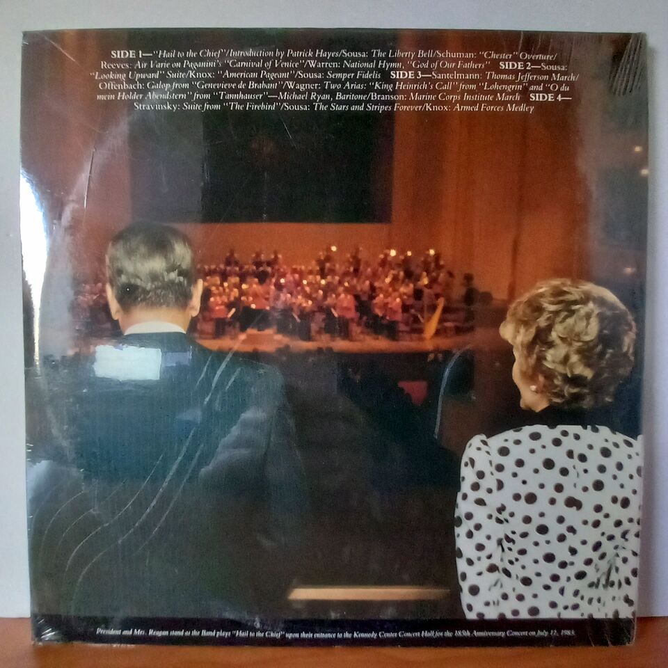 THE PRESIDENT\'S OWN - THE UNITED STATES MARINE BAND, JOHN R. BOURGEOIS (1983) - 2LP DÖNEM BASKI SIFIR PLAK