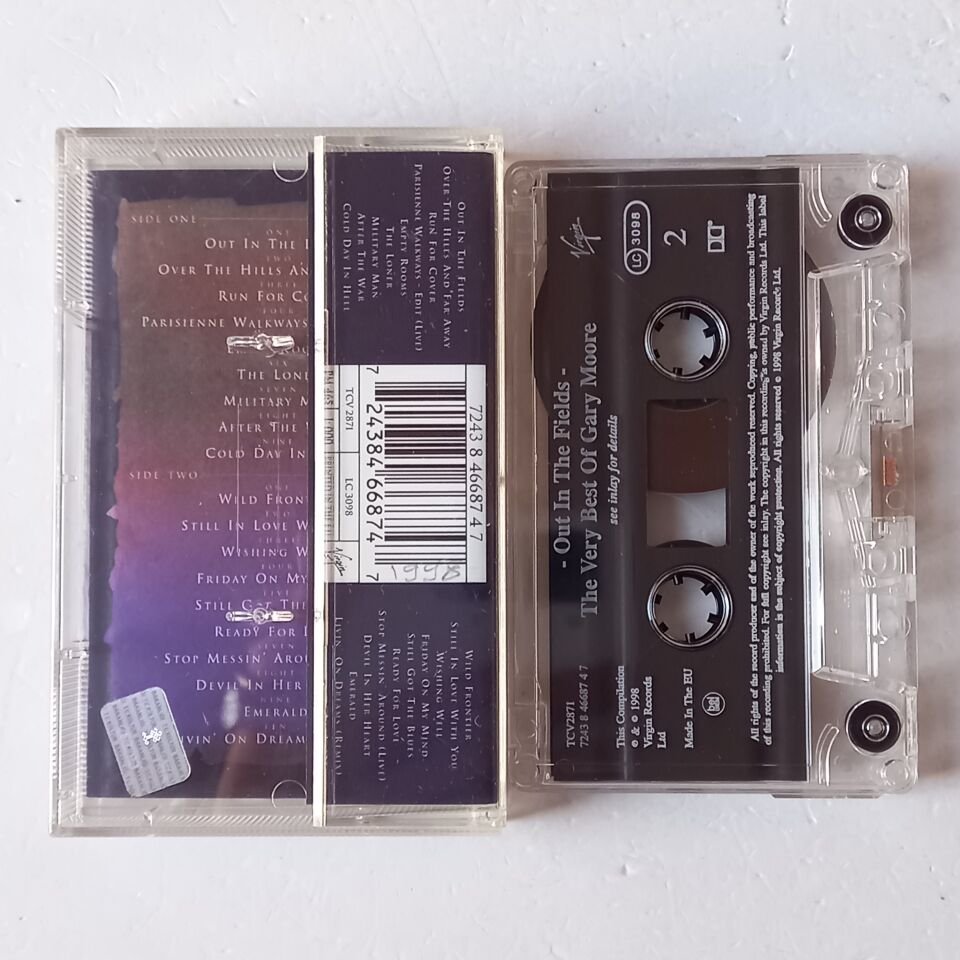 GARY MOORE - OUT IN THE FIELDS / THE VERY BEST OF GARY MOORE (1998) - KASET 2.EL