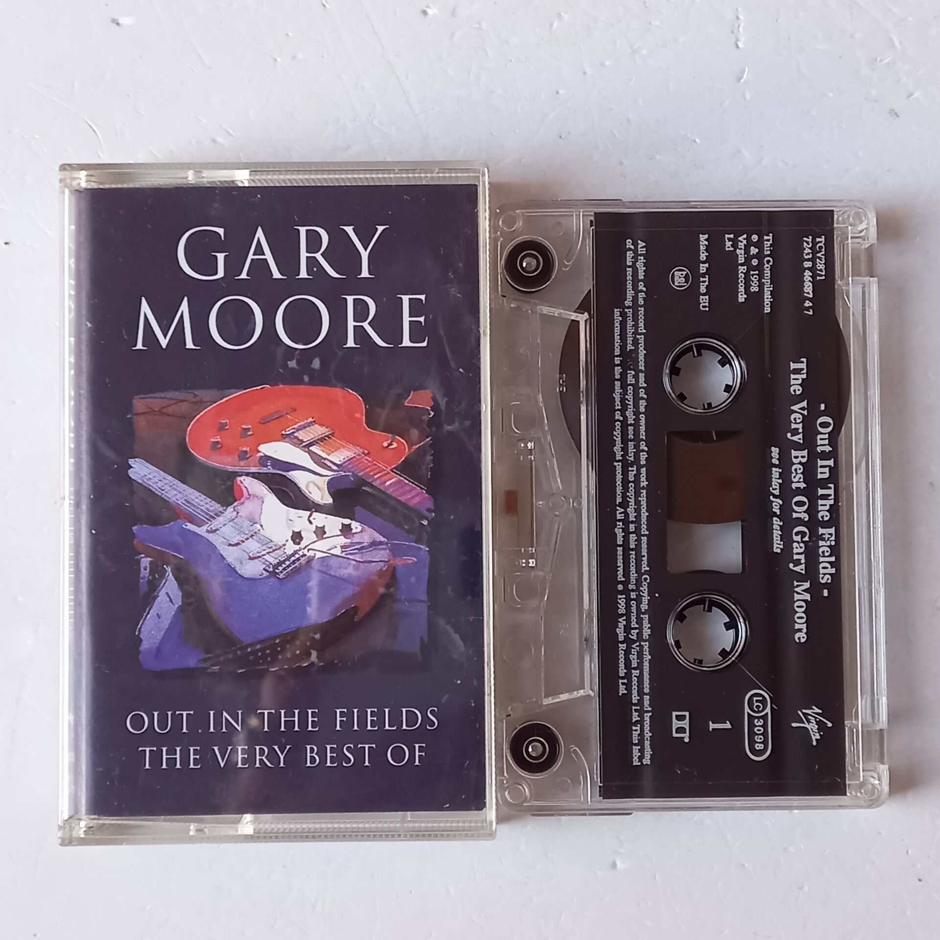 GARY MOORE - OUT IN THE FIELDS / THE VERY BEST OF GARY MOORE (1998) - KASET 2.EL