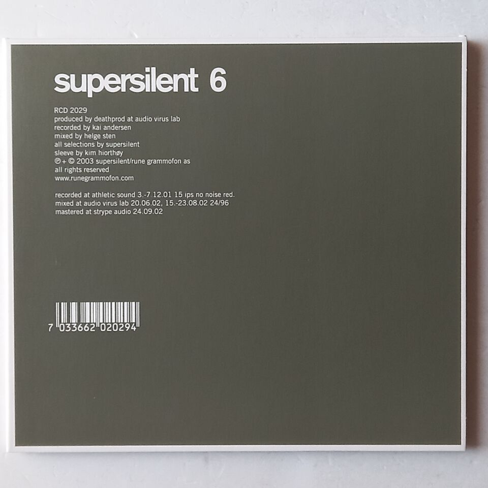 SUPERSILENT – 6 (2003) - CD 2.EL