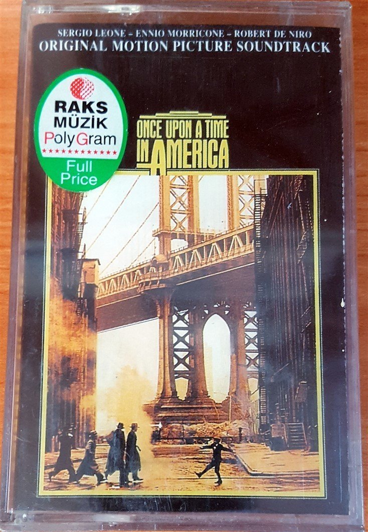 ONCE UPON A TIME IN AMERICA - SOUNDTRACK CASSETTE MADE IN TURKEY ''NEW''
