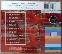 PETER GABRIEL - PASSION / MUSIC FOR LAST TEMPTATION OF CHRIST (1989) CD 2.EL