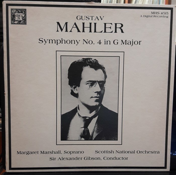 MAHLER: SYMPHONY NO.4, MARGARET MARSHALL, SCOTTISH NATIONAL ORCHESTRA, ALEXANDER GIBSON - 2.EL PLAK