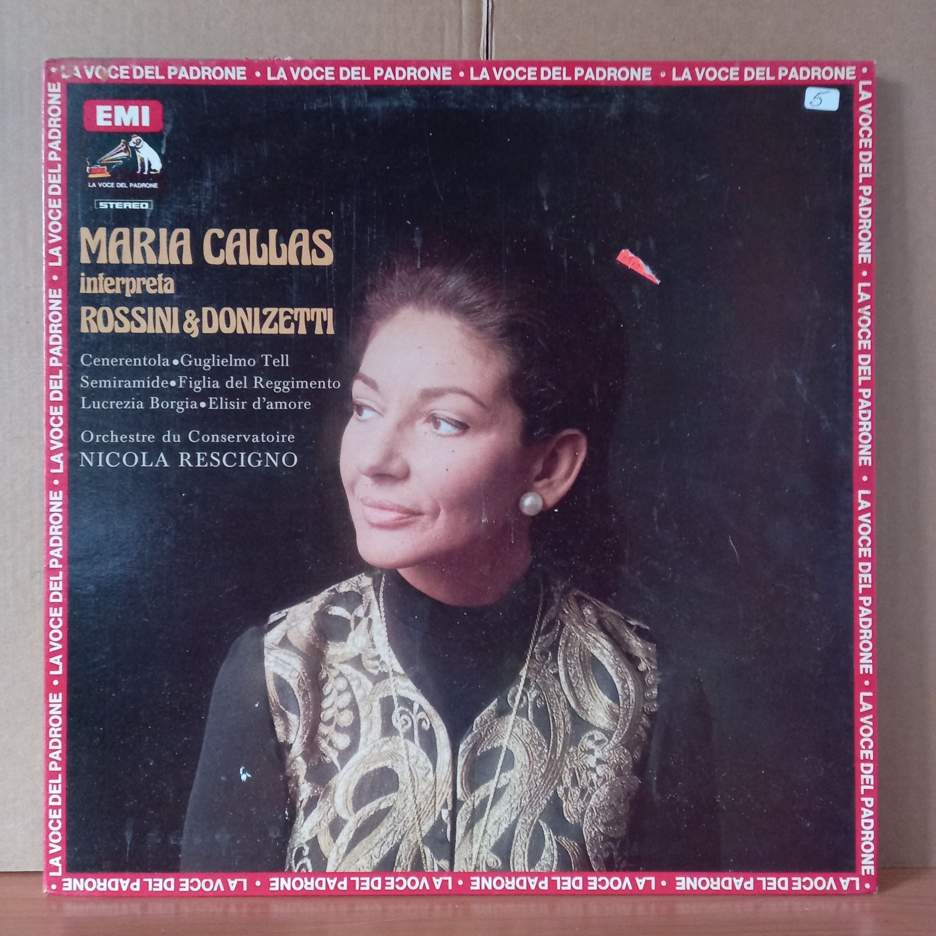 MARIA CALLAS INTERPRETA ROSSINI & DONIZETTI / ORCHESTRE DE LA SOCIETE DES CONCERTS DU CONSERVATOIRE, NICOLA RESCIGNO (1978) - LP 2.EL PLAK
