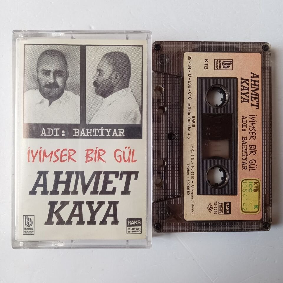 AHMET KAYA - ADI: BAHTİYAR / İYİMSER BİR GÜL (1989) - KASET 2.EL