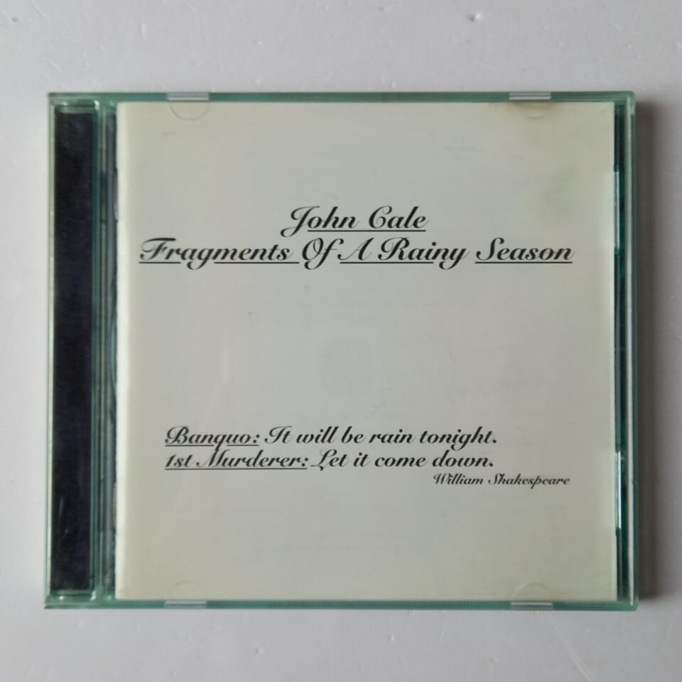 JOHN CALE – FRAGMENTS OF A RAINY SEASON (1992) - CD REISSUE 2.EL