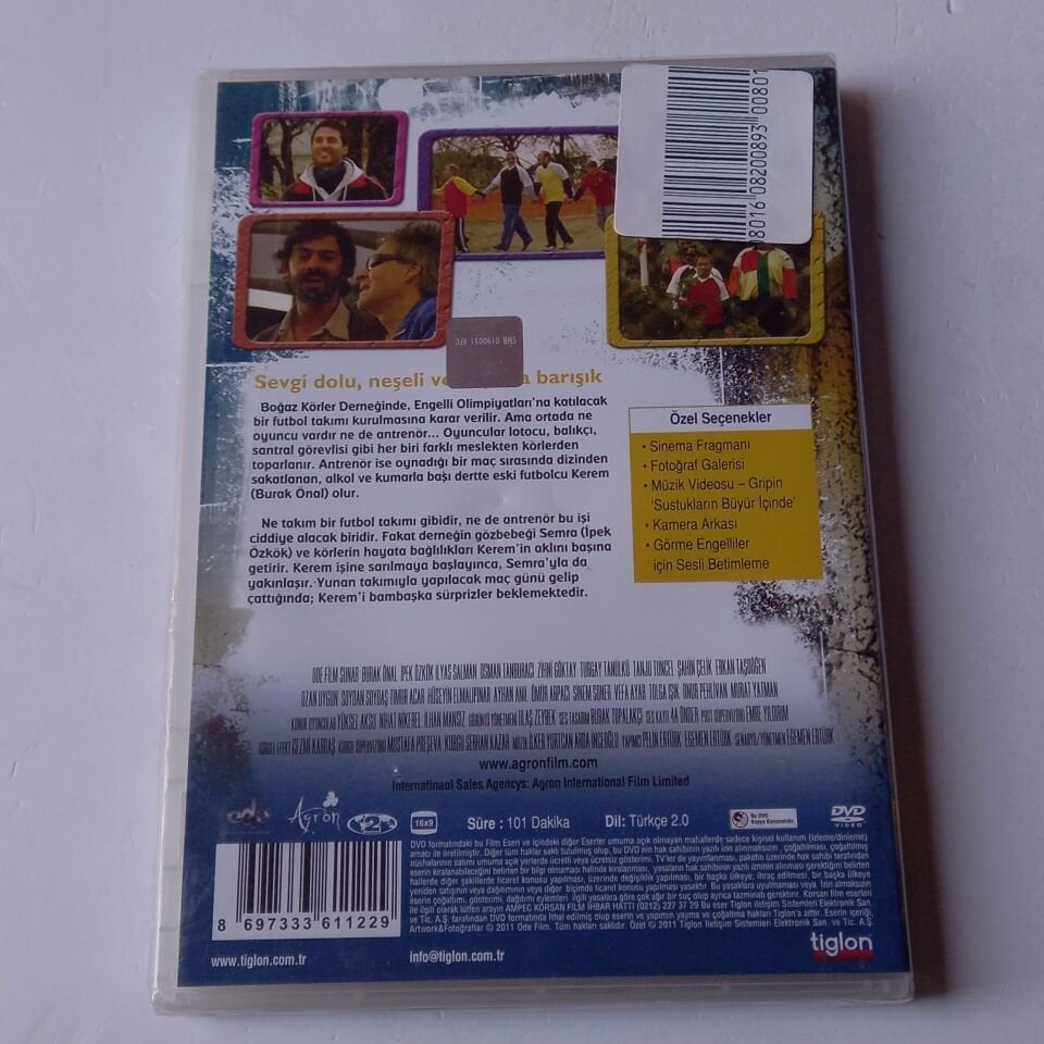 ÇINGIRAKLI TOP - İLYAS SALMAN, İPEK ÖZKÖK, BURAK ÖNAL - DVD AMBALAJINDA SIFIR