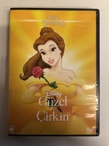 BEAUTY AND THE BEAST - GÜZEL VE ÇİRKİN - DISNEY ANİMASYONU - DVD 2.EL PRENSES VERSİYONU