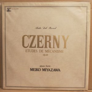 CZERNY - ETUDES DE MECASNISME / MEIKO MIYAZAWA (1974) - LP JAPONYA BASKI 2.EL PLAK