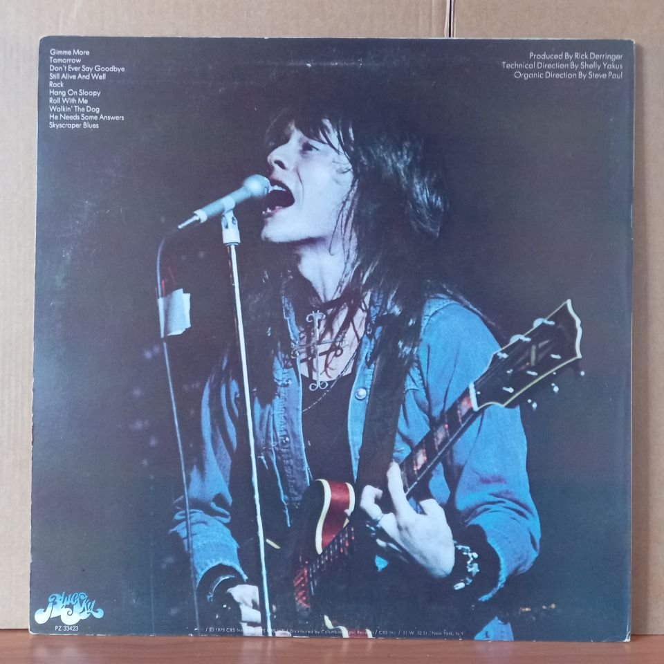 RICK DERRINGER – SPRING FEVER (1975) - LP 2.EL PLAK