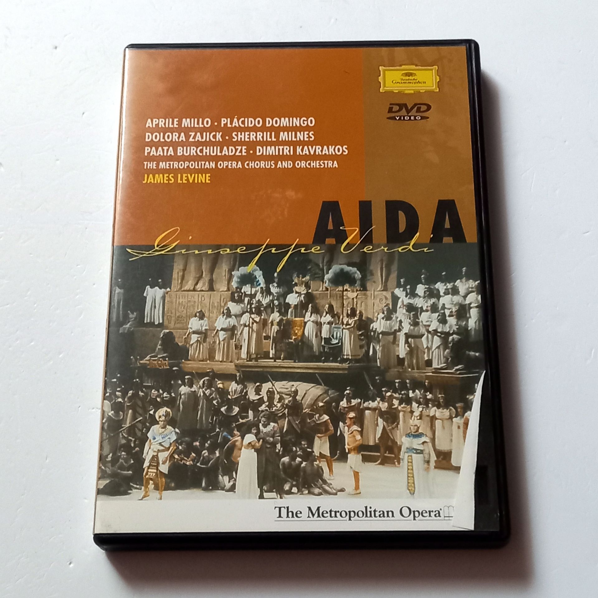 GIUSEPPE VERDI - AIDA - APRILE MILIO, PLÃCIDO DOMINGO / JAMES LEVINE, THE METROPOLITAN OPERA CHORUS AND ORCHESTRA  - DVD 2.EL