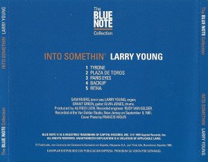 LARRY YOUNG – INTO SOMETHIN' (1965) THE BLUE NOTE COLLECTION CD SIFIR