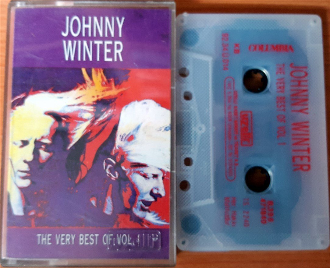 JOHNNY WINTER - THE VERY BEST OF VOL 1 (1992) UZELLI CASSETTE MADE IN TURKEY ''USED''