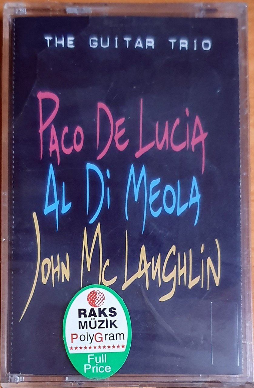 PACO DE LUCIA, JOHN MCLAUGHLIN, AL DI MEOLA / THE GUITAR TRIO (1996) - KASET SIFIR