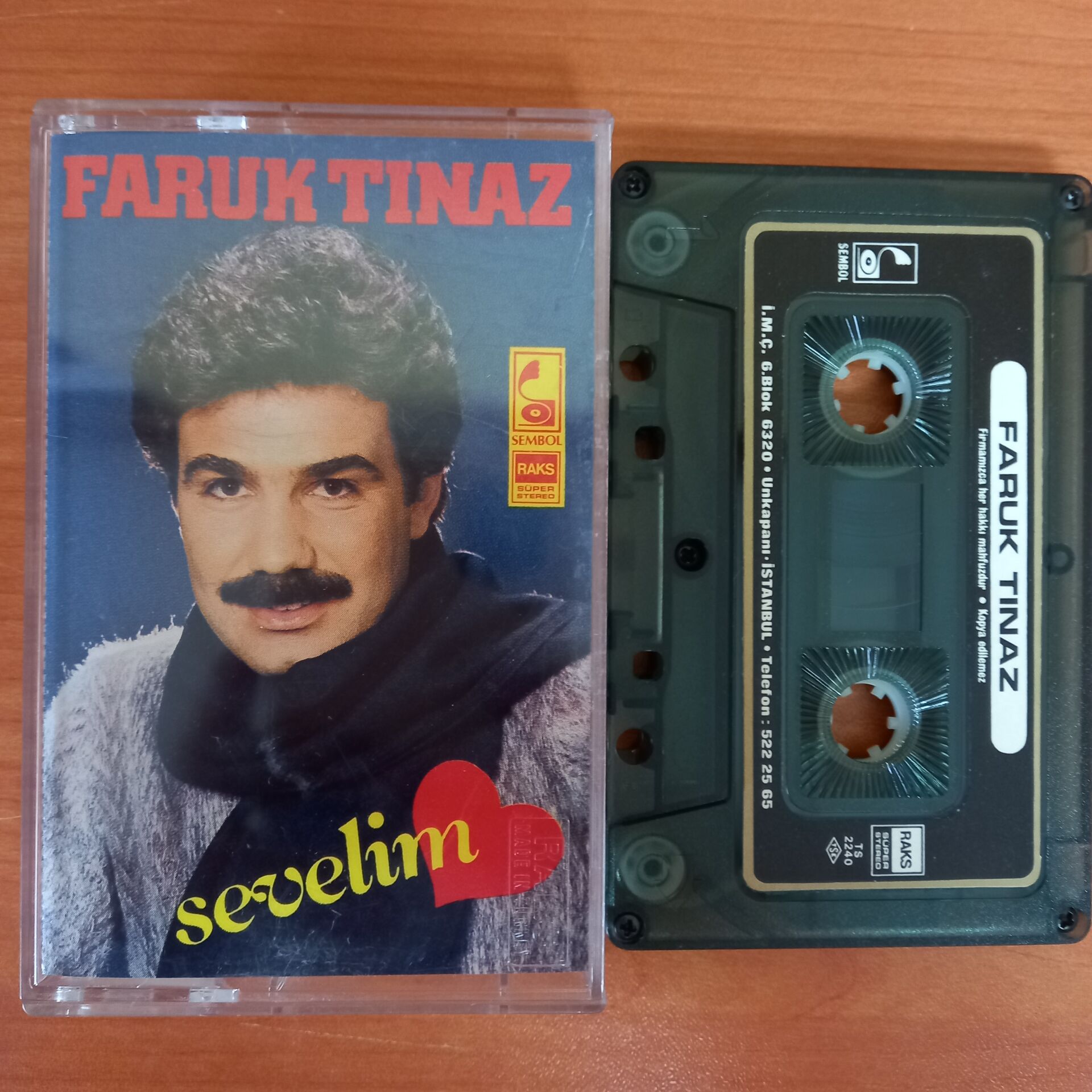 FARUK TINAZ - SEVELİM - KASET 2.EL