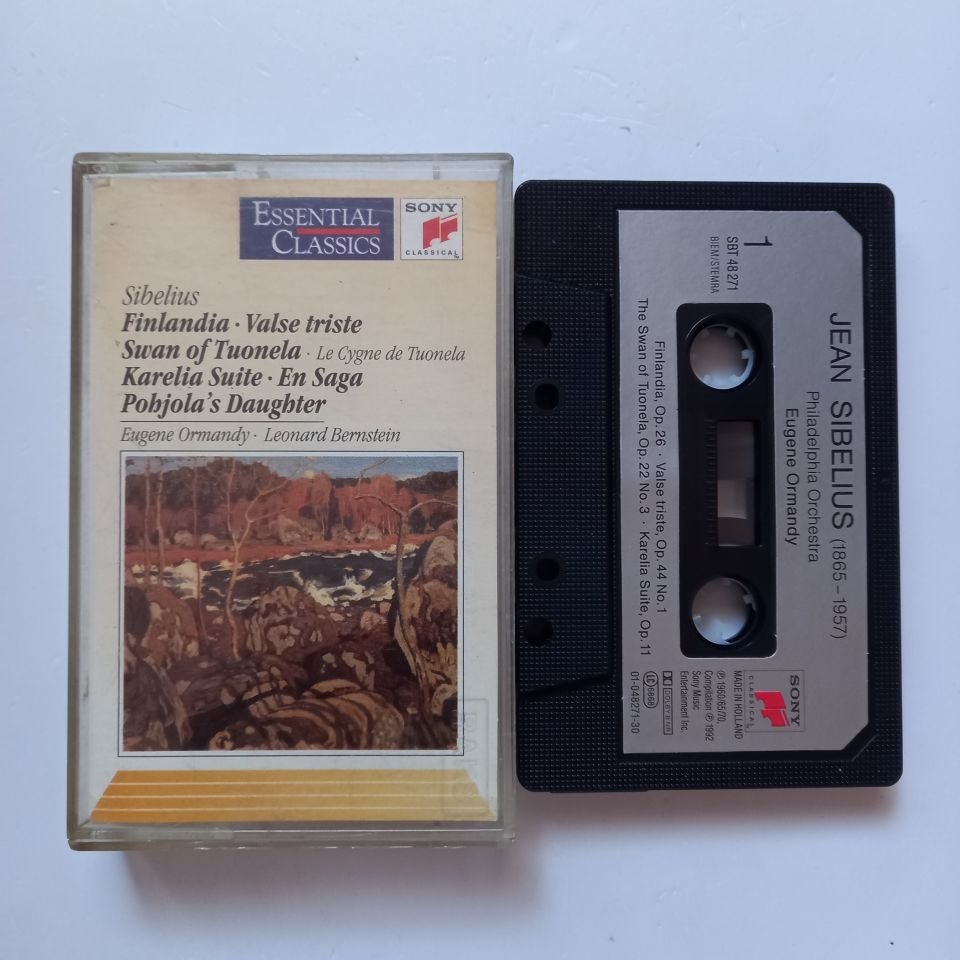 SIBELIUS: FINLANDIA / VALSE TRISTE / KARELIA SUITE / EN SAGA / ORMANDY (1992) - KASET 2.EL