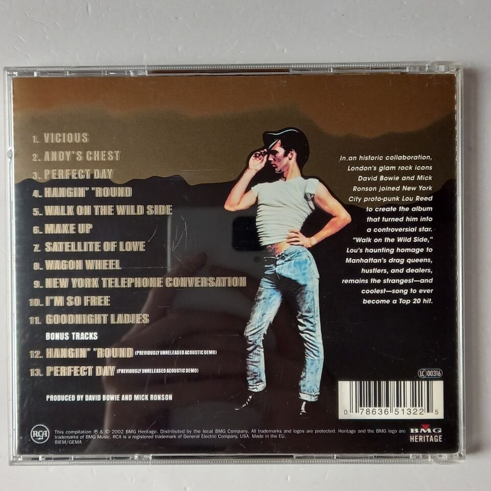 LOU REED – TRANSFORMER (1972) - CD 2002 REISSUE 2.EL