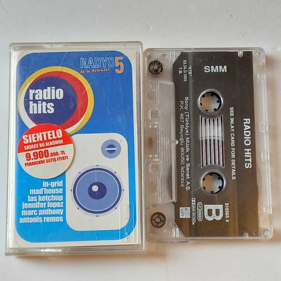 RADIO HITS - CELINE DION, JENNIFER LOPEZ, KELLY OSBOURNE (2003) - KASET 2.EL