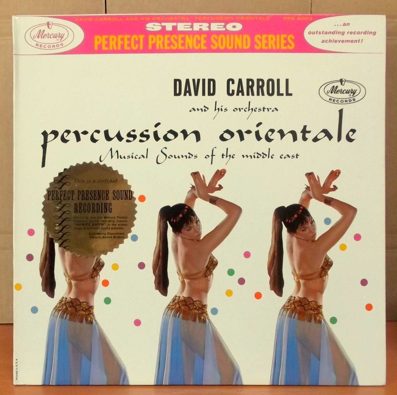 DAVID CARROLL Percussion Orientale LP 2.EL