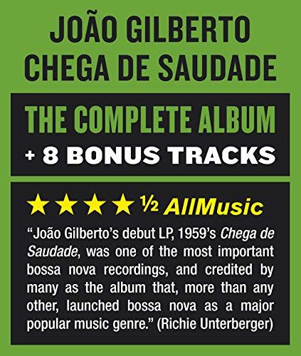 JOAO GILBERTO - CHEGA DE SAUDADE (1959) - LP 180GR 2019 EDITION JAZZ SAMBA BOSSA NOVA SIFIR PLAK