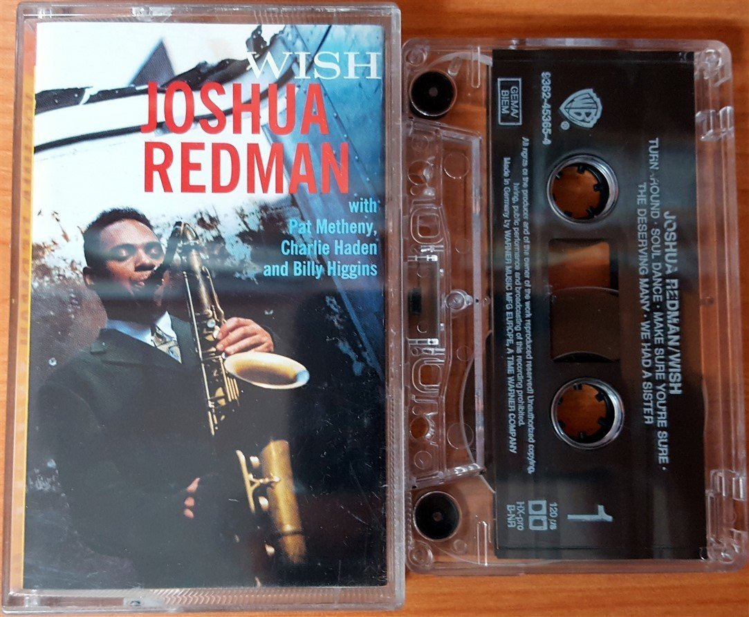 JOSHUA REDMAN - WISH CASSETTE MADE IN GERMANY ''USED''