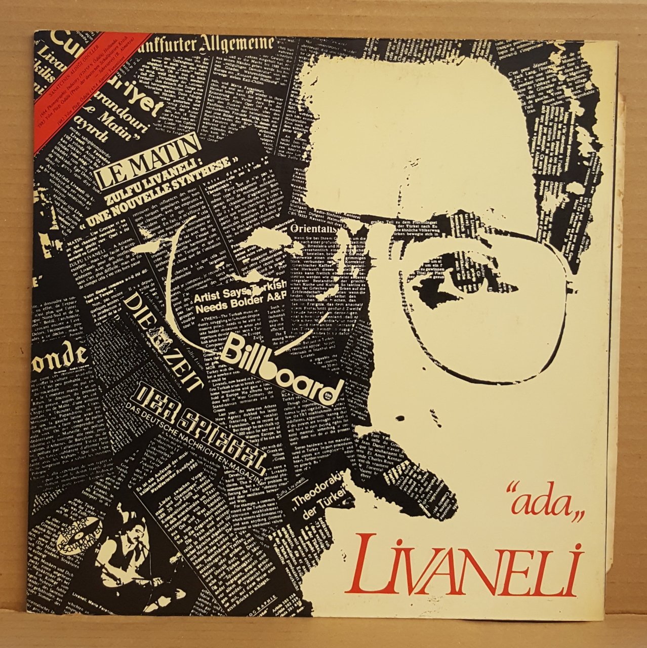 ZÜLFÜ LİVANELİ - ADA (1983) - LP 2.EL PLAK