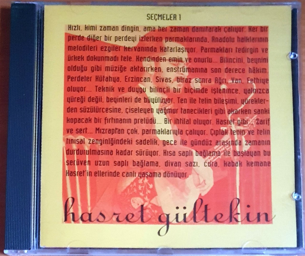 HASRET GÜLTEKİN - SEÇMELER 1 (1994) - CD KALAN MÜZİK 2.EL
