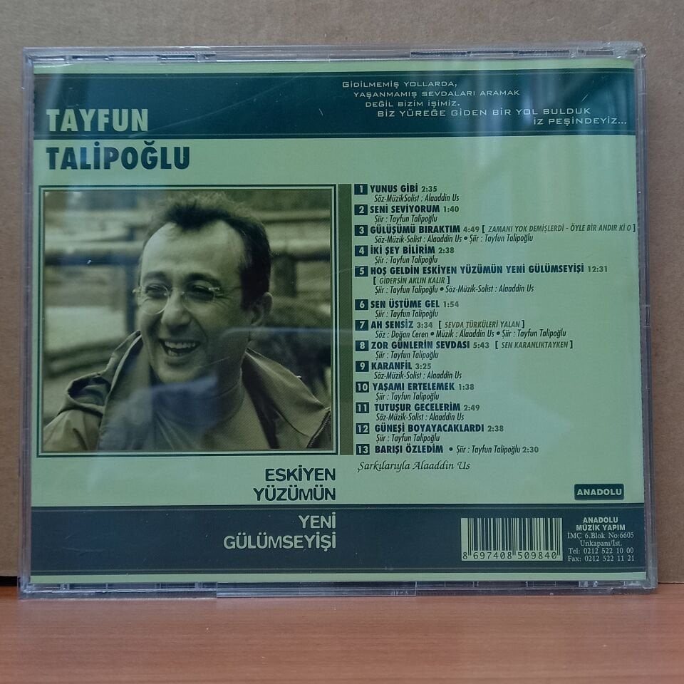 TAYFUN TALİPOĞLU - ESKİYEN YÜZÜMÜN YENİ GÜLÜMSEYİŞİ - CD 2.EL