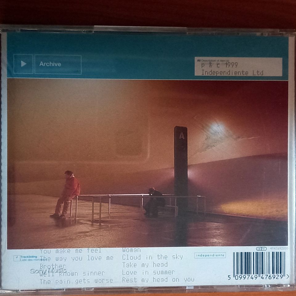 ARCHIVE – TAKE MY HEAD (1999) - CD 2.EL