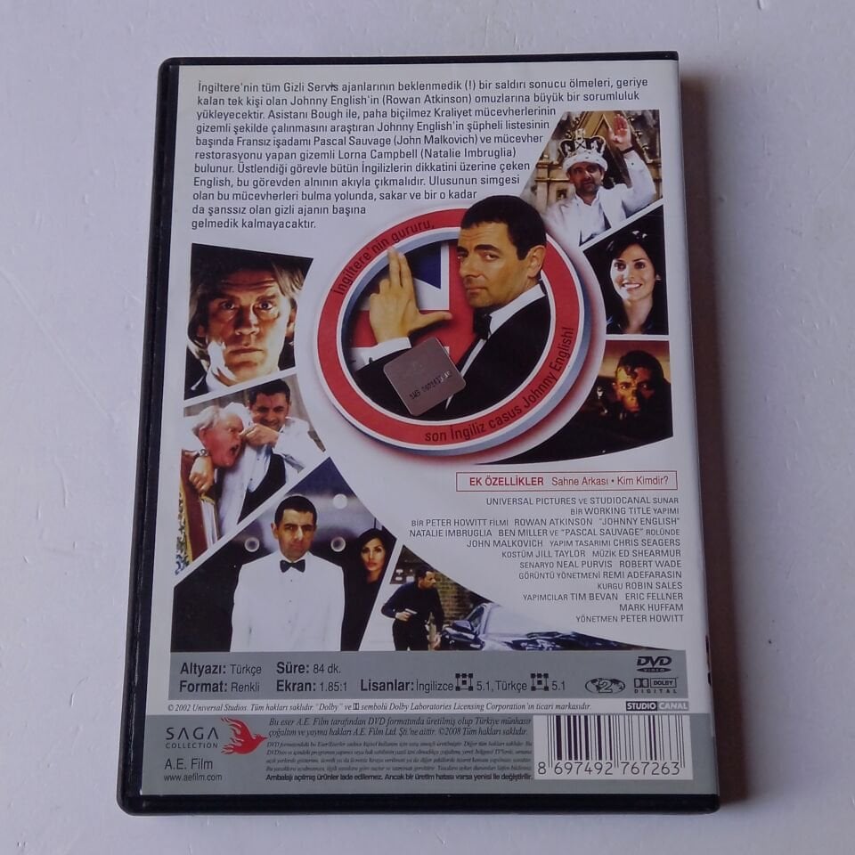 JOHNNY ENGLISH - ROWAN ATKINSON, NATALIE IMBRUGLIA - DVD 2.EL