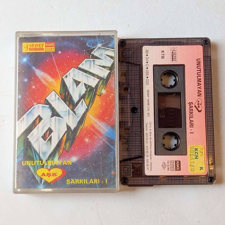 UNUTULMAYAN AŞK ŞARKILARI 1 - BLAM (1989) - KASET 2.EL