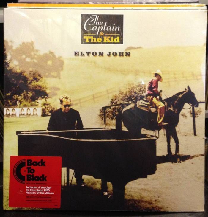 ELTON JOHN CAPTAIN & THE KID LP SIFIR