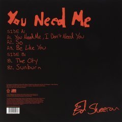ED SHEERAN - YOU NEED ME - 5 TRACKS EP LP SIFIR