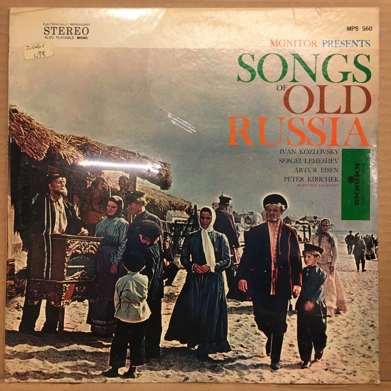 SONGS OF OLD RUSSIA IVAN KOZLOVSKY SERGEI LEMESHEV.. SIFIR PLAK