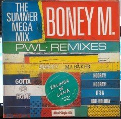 BONEY M. - THE SUMMER MEGA MIX (1989) - 12'' MAXI SINGLE PLAK 2.EL
