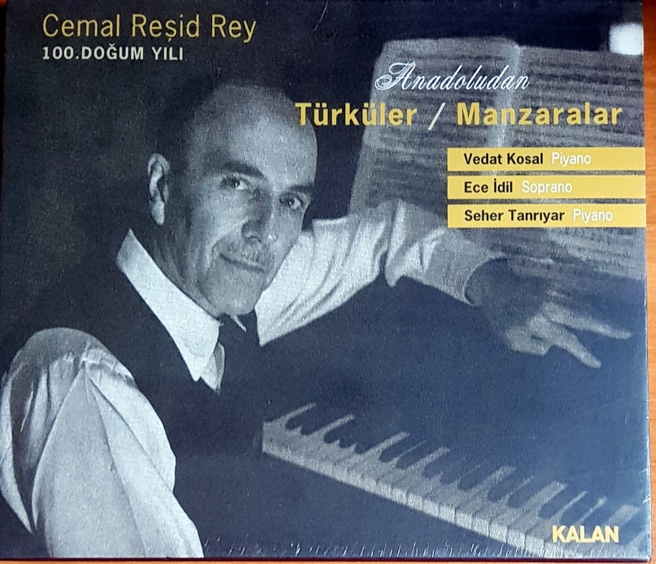 ANADOLUDAN TÜRKÜLER / MANZARALAR / CEMAL REŞİD REY 100. DOĞUM YILI (2004) KALAN MÜZİK CD SIFIR