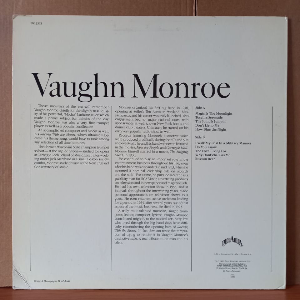 VAUGHN MONROE – VAUGHN MONROE (1981) - LP 2.EL PLAK