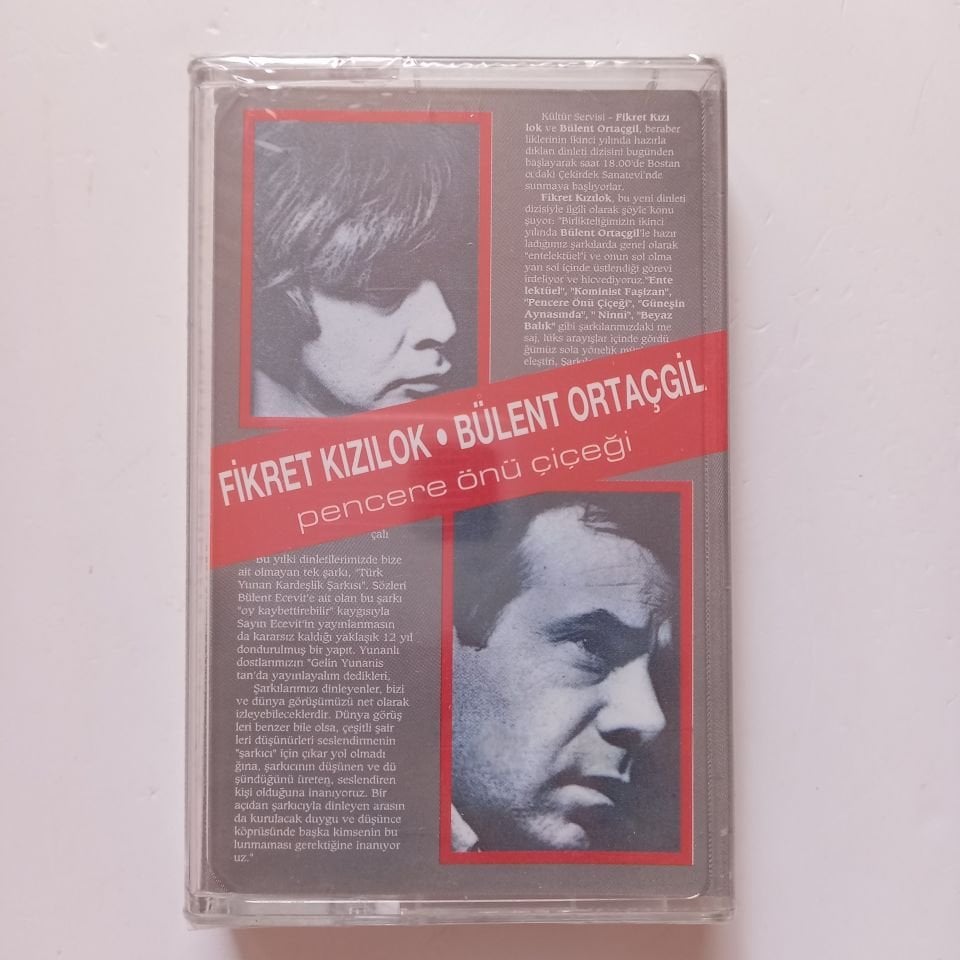 FİKRET KIZILOK, BÜLENT ORTAÇGİL - PENCERE ÖNÜ ÇİÇEĞİ - KASET SIFIR