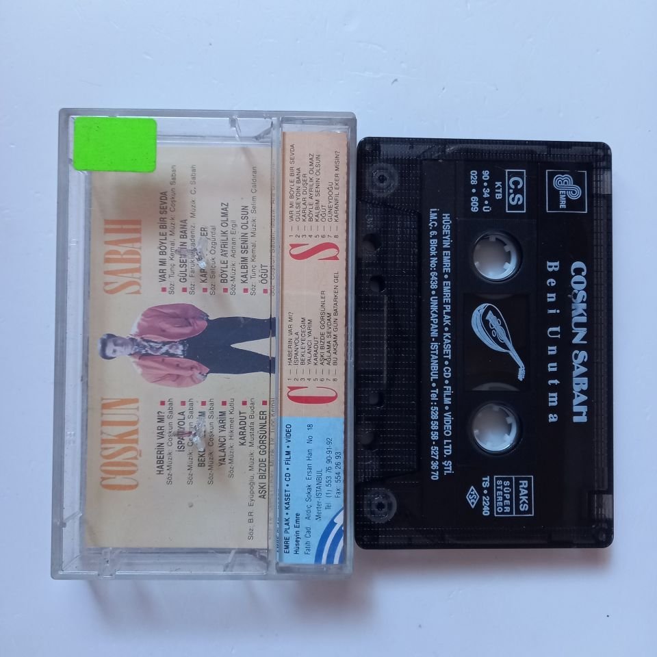 COŞKUN SABAH - HABERİN VAR MI? (1990) - KASET 2.EL
