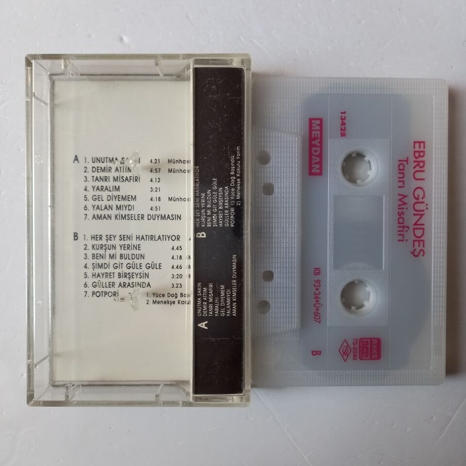 EBRU GÜNDEŞ - TANRI MİSAFİRİ / MEYDAN GAZETESİ PROMO (1993) - KASET 2.EL