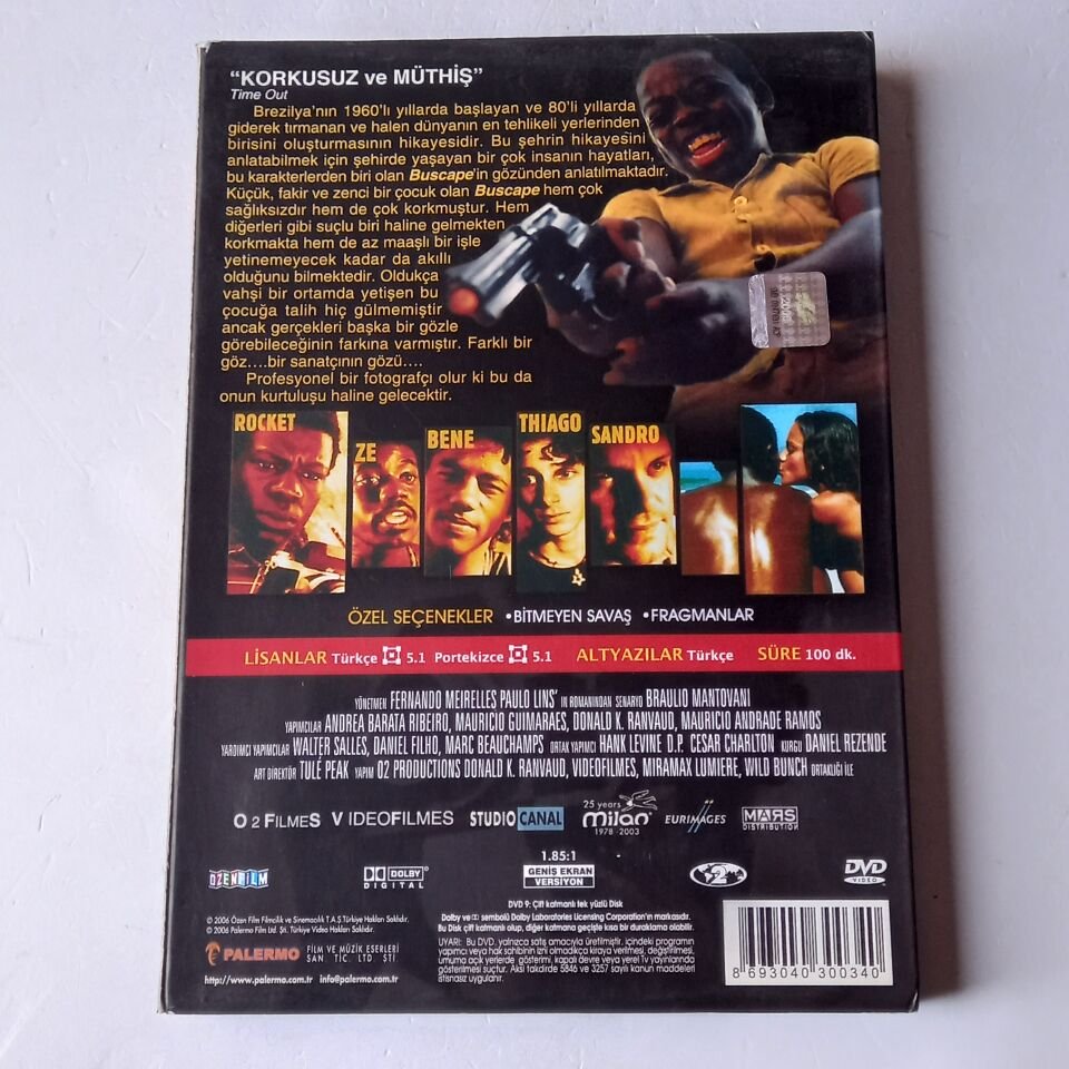 TANRI KENT / CITY OF GOD - FERNEANDO MEIRELLES - DVD 2.EL